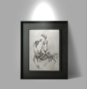 Vetró András - The woman and her horse