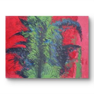 Dan Bota - Plant on red background